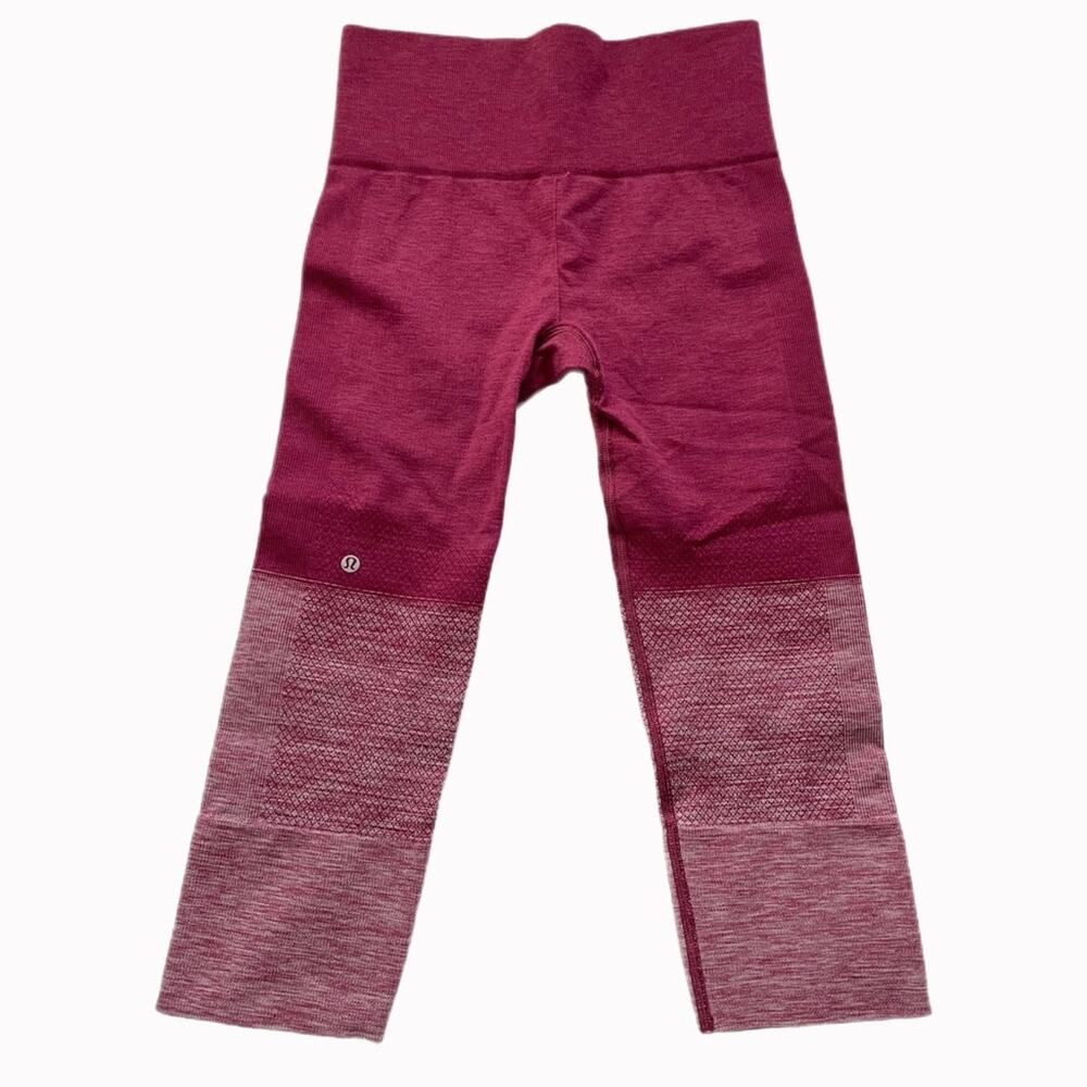 lululemon Capri Workout Pants Sz 2 - Picture 2 of 5